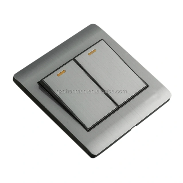 2 Gang 2 Way Electrical Switches Supplier - Customizable for Commercial Use