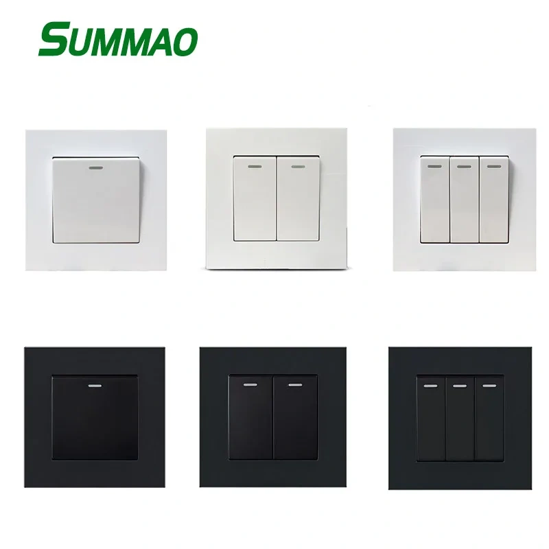 1 Gang 2 Way Wall Light Switch with for Residential and Commercial Use