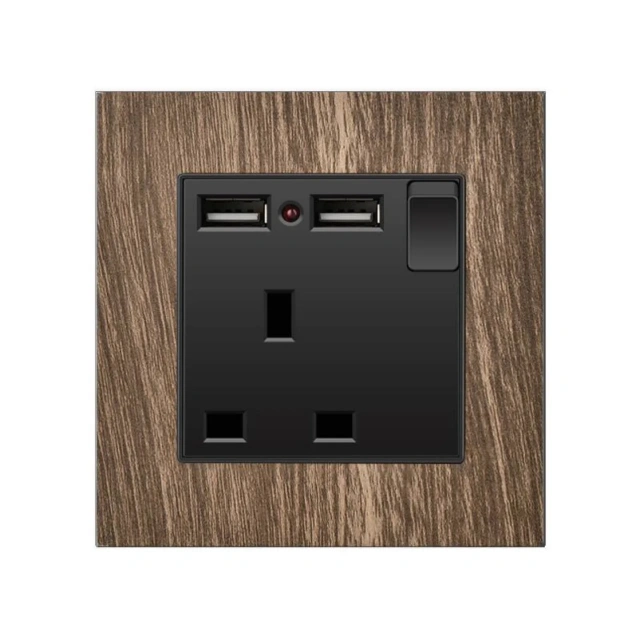 Wood 2 gang Toggle Switch For Residential from China Factory