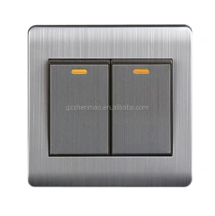 2 Gang 2 Way Electrical Switches Supplier - Customizable for Commercial Use