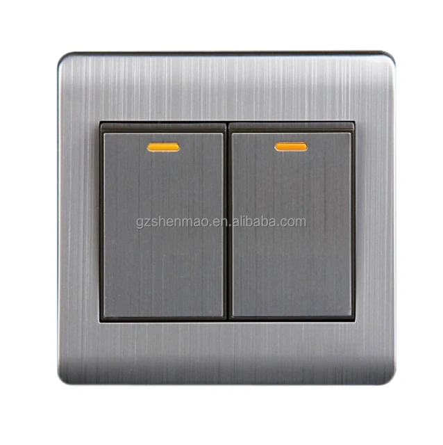 2 Gang 2 Way Electrical Switches Supplier - Customizable for Commercial Use