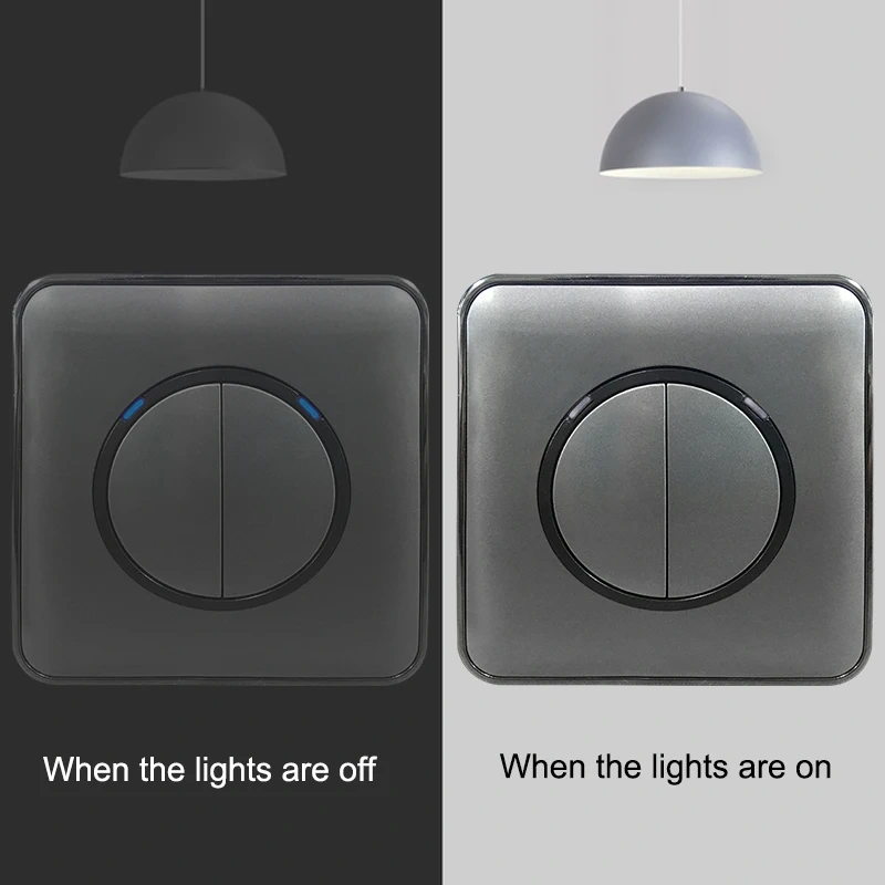 86 Type 2 Gang 2 Way Wall Push Light Switch Wholesale