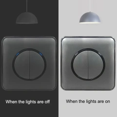 86 Type 2 Gang 2 Way Wall Push Light Switch Wholesale