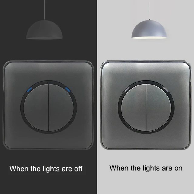 86 Type 2 Gang 2 Way Wall Push Light Switch Wholesale