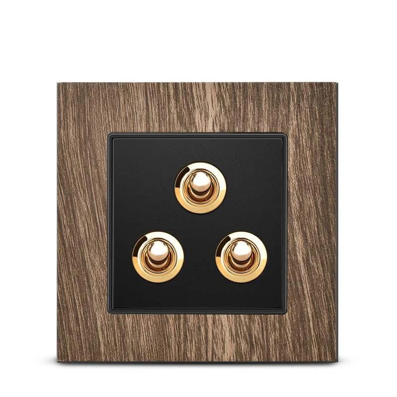 Wood 2 gang Toggle Switch For Residential from China Factory