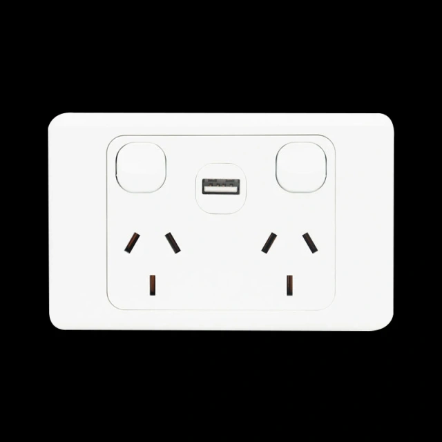 16A 4 Gang Light Switch Factory Direct Sales -AU standard PC Electrical Light Switch