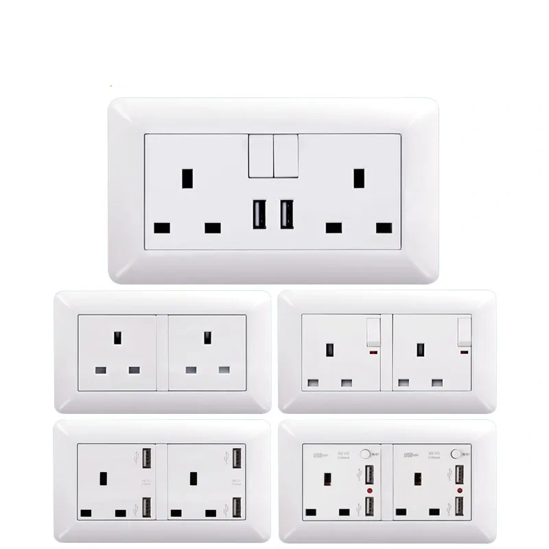 10A White PC Panel 3 Gang Light Switch Mannufacturer