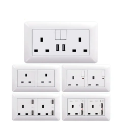 10A White PC Panel 3 Gang Light Switch Mannufacturer