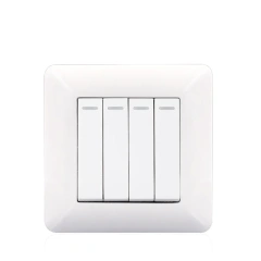 10A White PC Panel 3 Gang Light Switch Mannufacturer