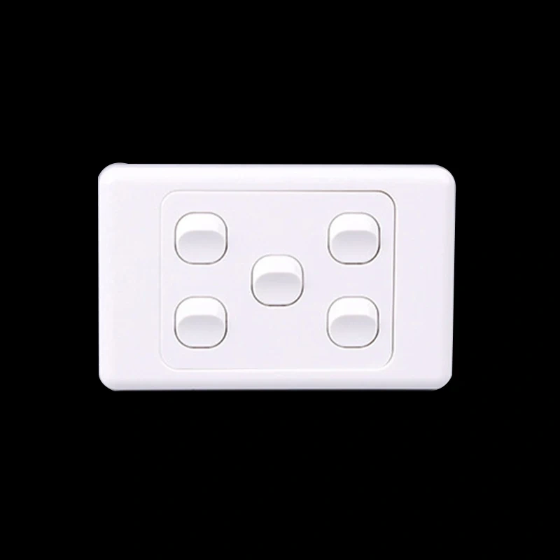 16A 4 Gang Light Switch Factory Direct Sales -AU standard PC Electrical Light Switch