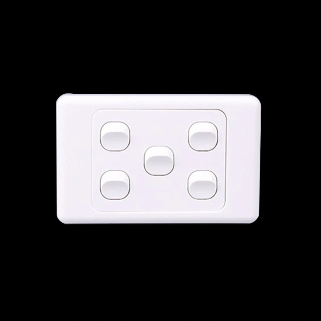 16A 4 Gang Light Switch Factory Direct Sales -AU standard PC Electrical Light Switch