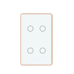 Tempered Glass Panel Zigbee Switch Factory For Commecial Project