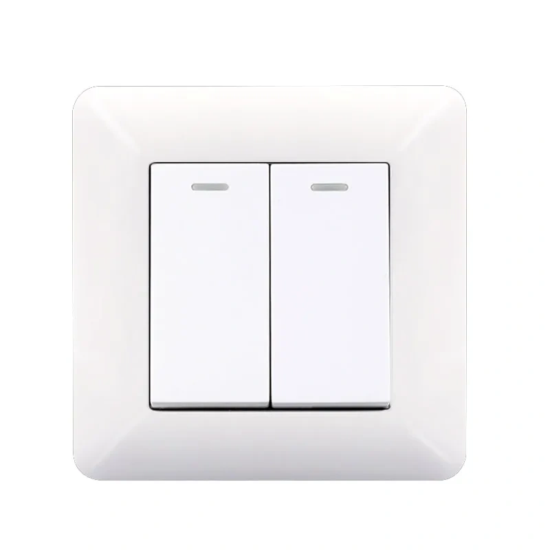 10A White PC Panel 3 Gang Light Switch Mannufacturer