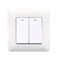 10A White PC Panel 3 Gang Light Switch Mannufacturer
