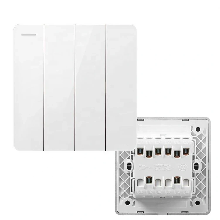 10A 250V Waterproof EU Standard Switches Supplier - 2 Gang 2 Way Electrical Wall Switch for Residential