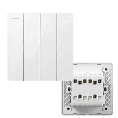 10A 250V Waterproof EU Standard Switches Supplier - 2 Gang 2 Way Electrical Wall Switch for Residential