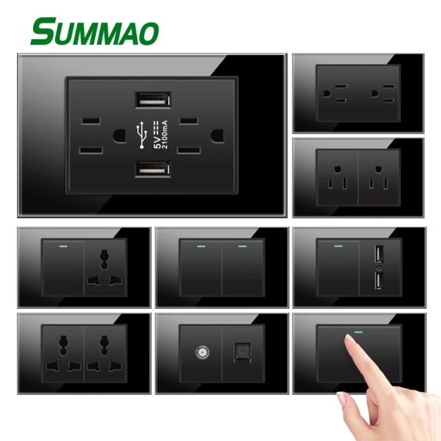 Waterproof US Standard Wall Light Switch Factory for Commercial