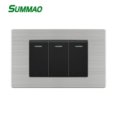 16A Stainless Steel American Standard Light Switch Supplier