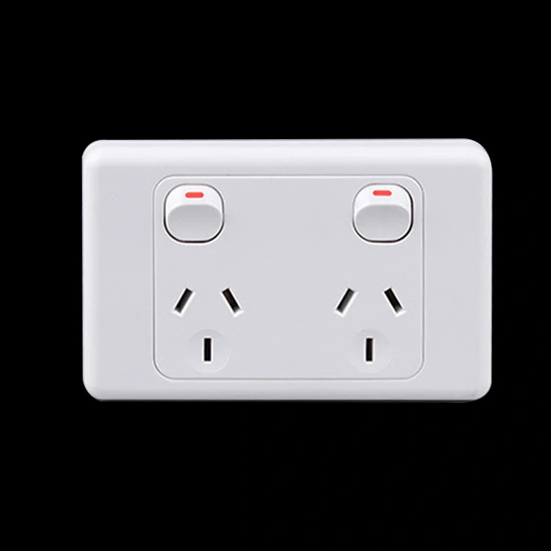 16A 4 Gang Light Switch Factory Direct Sales -AU standard PC Electrical Light Switch