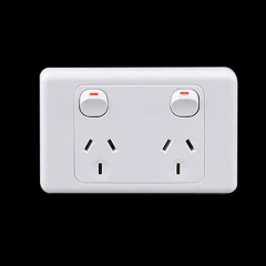 16A 4 Gang Light Switch Factory Direct Sales -AU standard PC Electrical Light Switch
