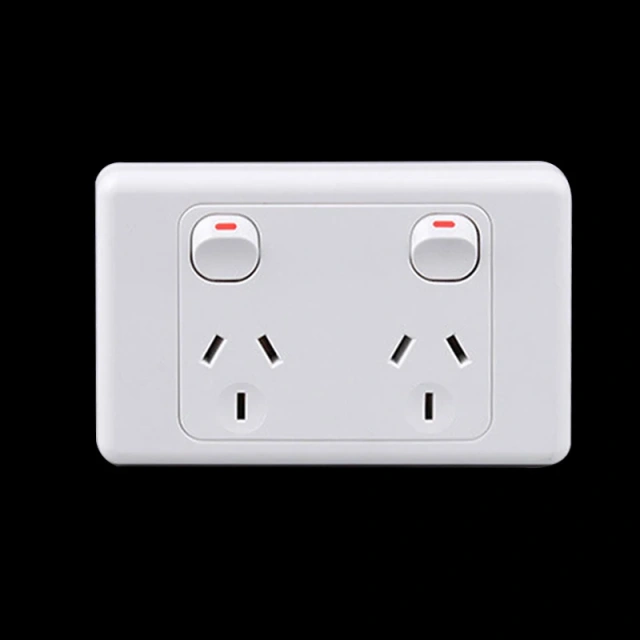 16A 4 Gang Light Switch Factory Direct Sales -AU standard PC Electrical Light Switch