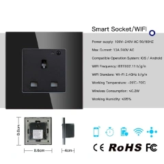 WiFi Wall Power Socket for Residential and Commercial Projects