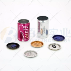 Printed sleek 200ml aluminum cans