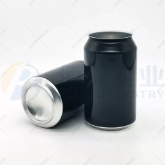 330ml Black Printing Aluminum Cans For Craft Beer