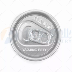 202 غطاء محفور بشكل مسنن لعلب الألمنيوم القياسية الأنيقة