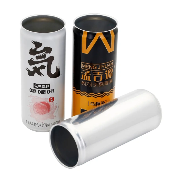 Элегантные алюминиевые банки объемом 330 мл