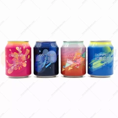 250ml aluminum cans with 202 peel off lids for car solid aromatherapy
