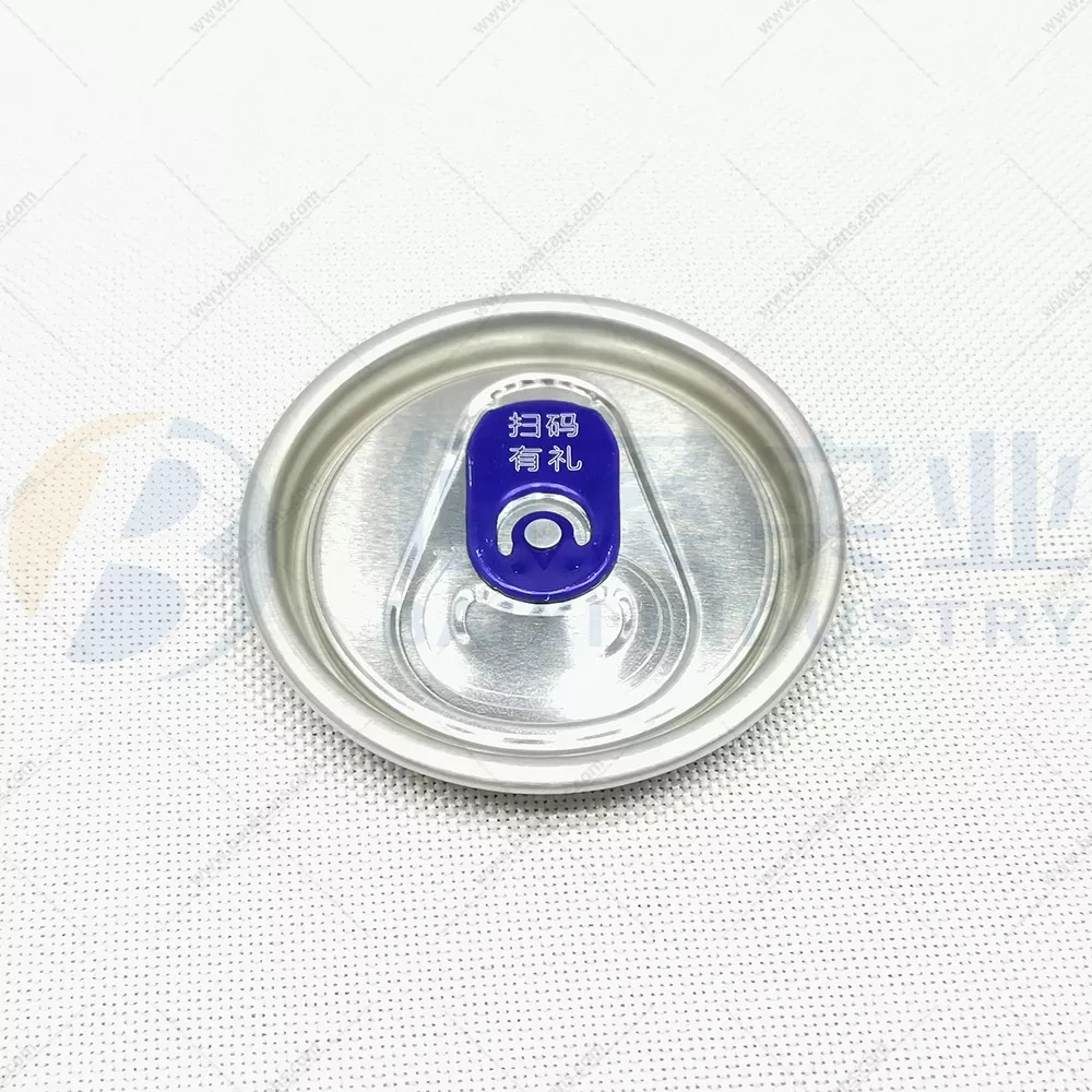 202 soda can lids aluminum lids for 200ml sleek cans