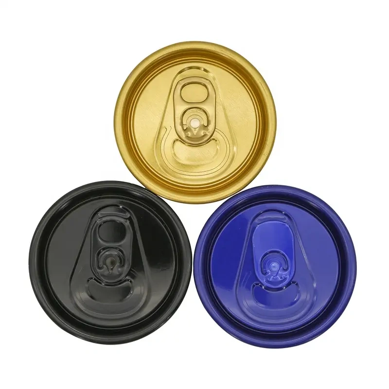 202 soda can lids aluminum lids for 200ml sleek cans