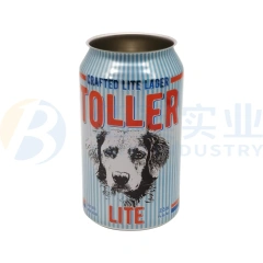 Стандартные алюминиевые банки объемом 355 мл с печатью