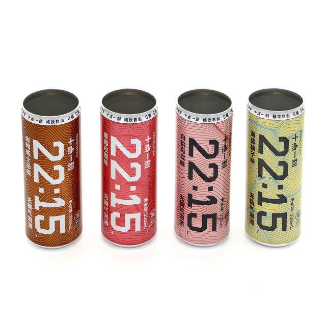 Элегантные алюминиевые банки объемом 330 мл