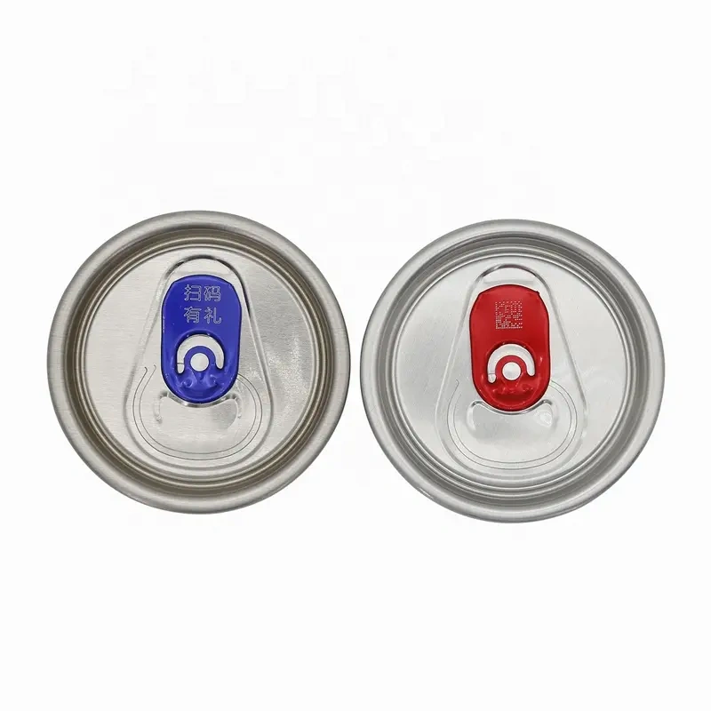 202 soda can lids aluminum lids for 200ml sleek cans