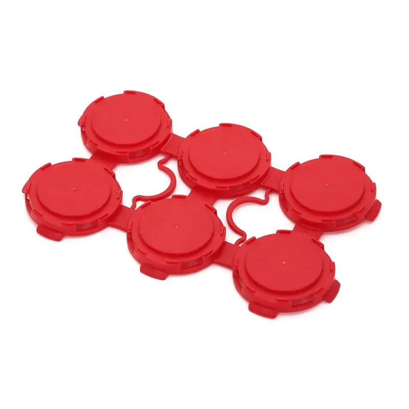 6 pack red plastic can carriers clips for dia 202 standard cans