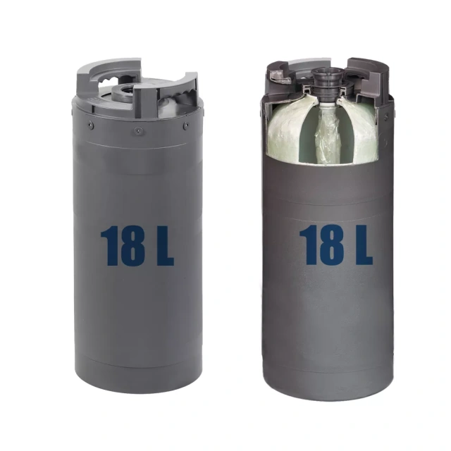 18L reusable plastic beer kegs