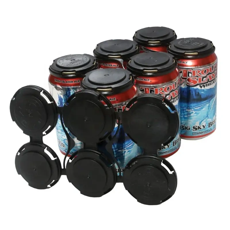 6 Pack Plastic Can Carriers for 202 Diameter Cans | Beverage Packaging Supplier
