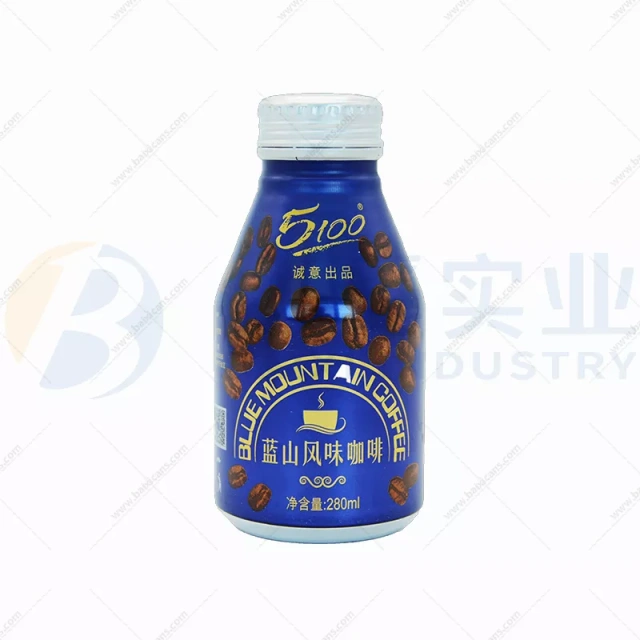 280ml aluminum bottles for beer and coffee beverage