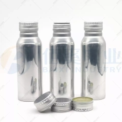 250ml aluminum bottles with 38mm screwing caps