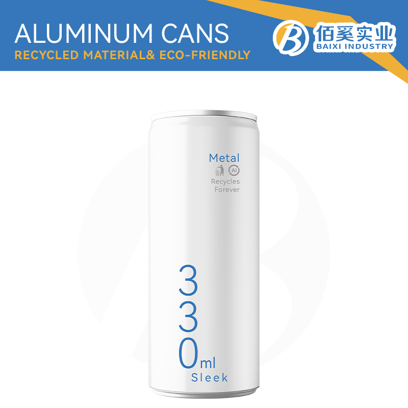 BaiXi Printable Sleek 330ml Aluminum Soda Cans Wholesale