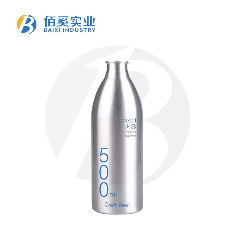 BaiXi Printable 500ml Aluminum Craft Beer Bottles Wholesale