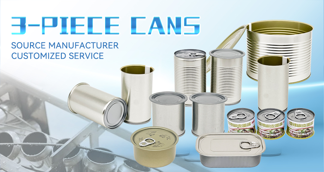 OEM/ODM BaiXi Printable 425ml Food Grade BPA Free Tomato Tin Can With Easy Open Lid Wholesale