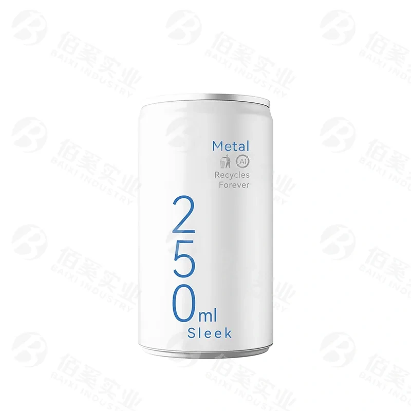BaiXi Printable Standard 250ml Aluminum Soda Cans Wholesale