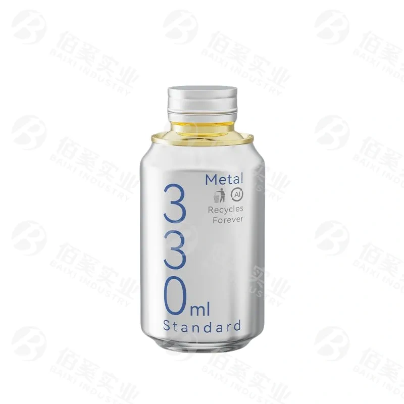 BaiXi Printable Standard 330ml Innovative Aluminum Soda Can With Screw Cap Wholesale