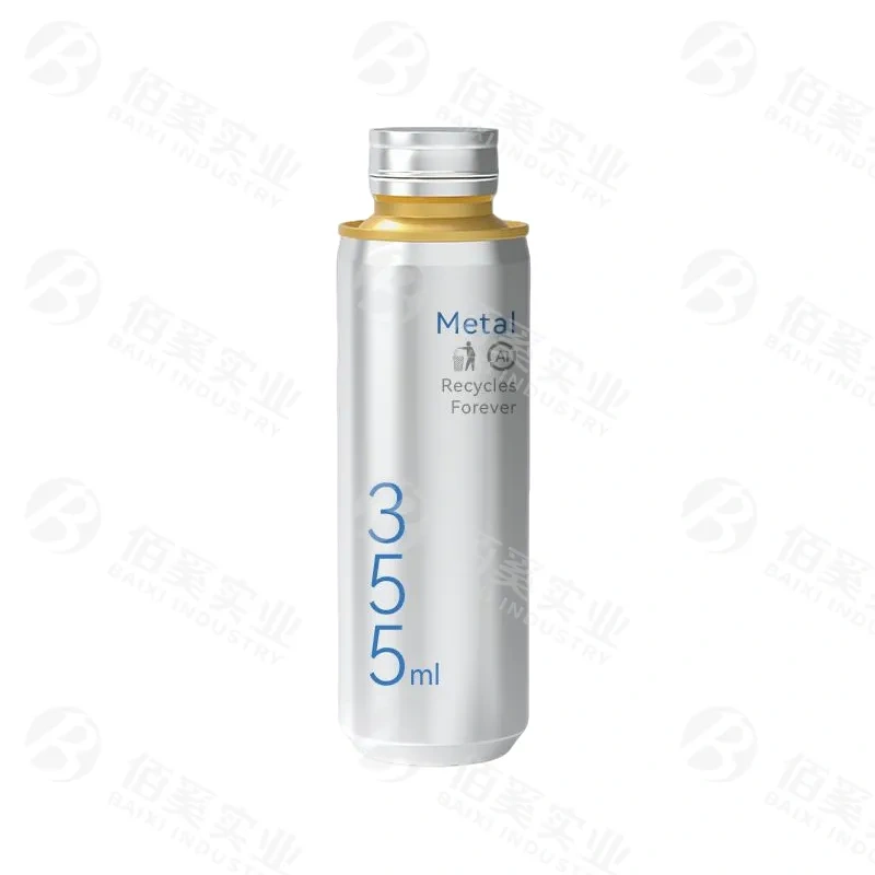 BaiXi Printable Sleek 355ml Innovative Aluminum Soda Can With Screw Cap Wholesale