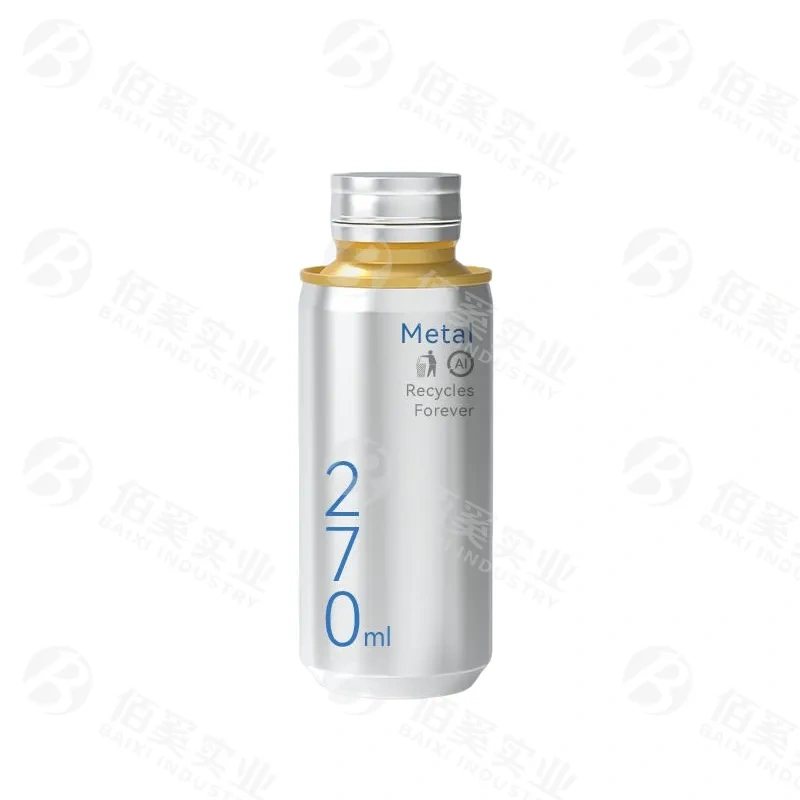 BaiXi Printable Sleek 270ml Free Sample Innovative Aluminum Soda Cans Wholesale