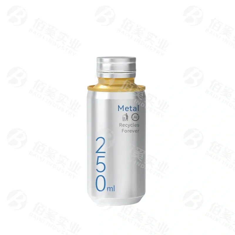 BaiXi Printable Sleek 250ml Free Sample Innovative Aluminum Soda Cans Wholesale