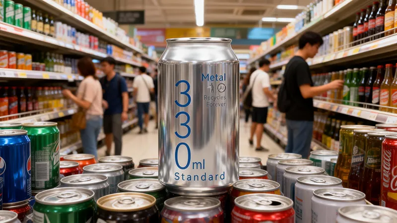 330ml aluminum beverage can be used for various types of beverages